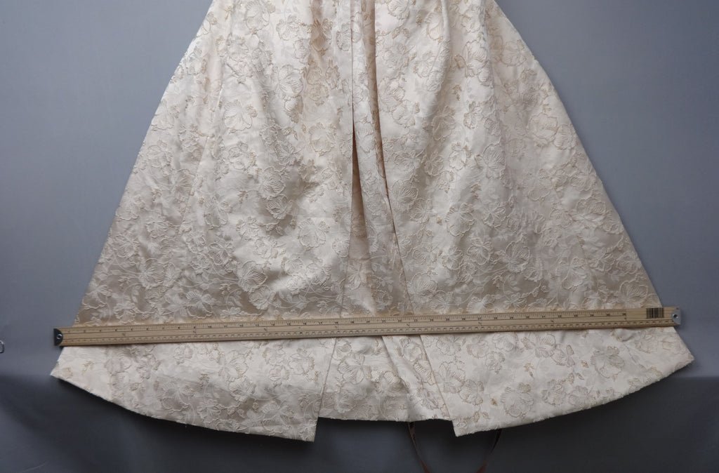House of CB Paloma Ivory Jacquard Occasion Dress With Pockets – Small