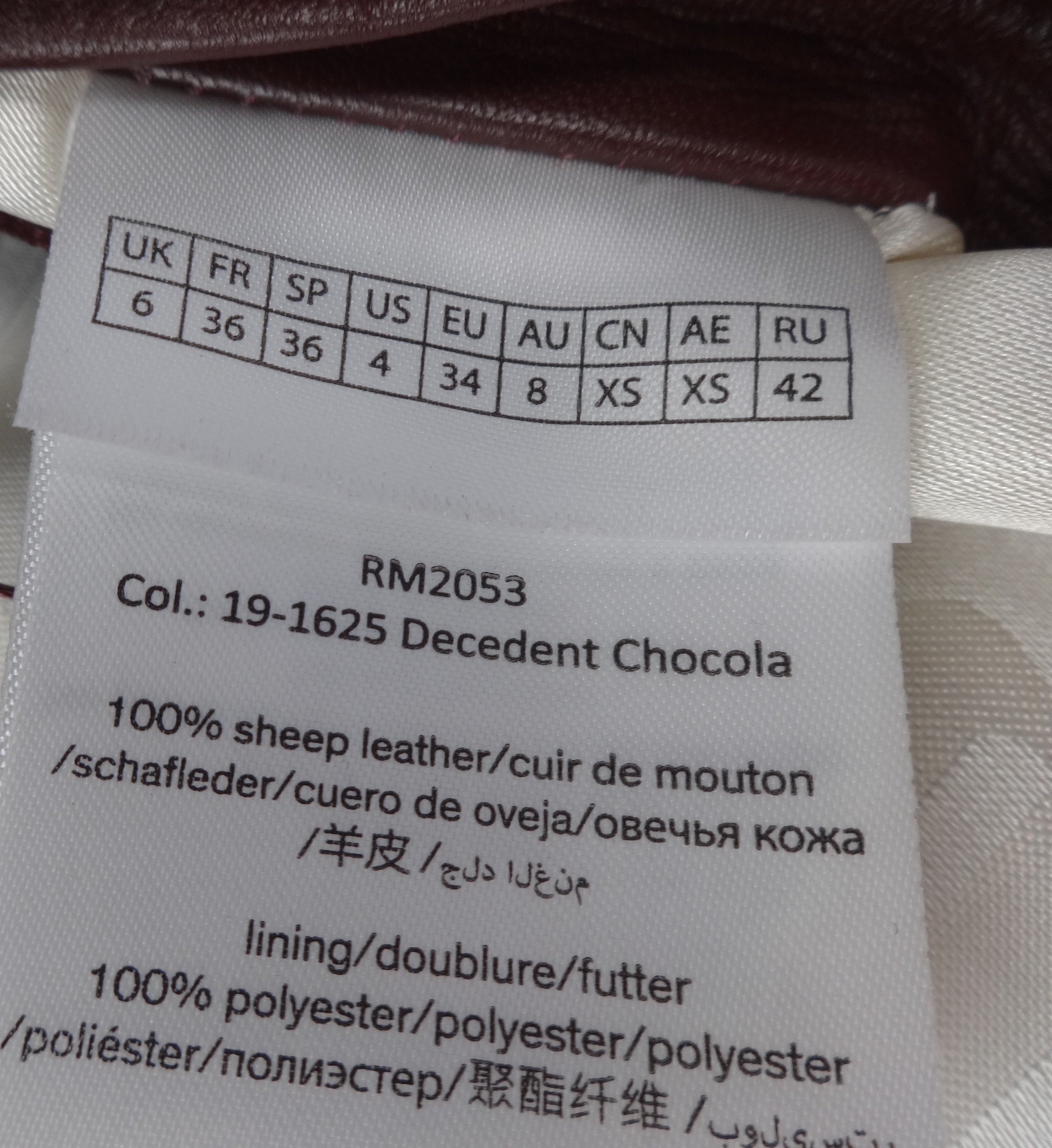 Remain Women’s Burgundy Leather Flared Pants – UK 6