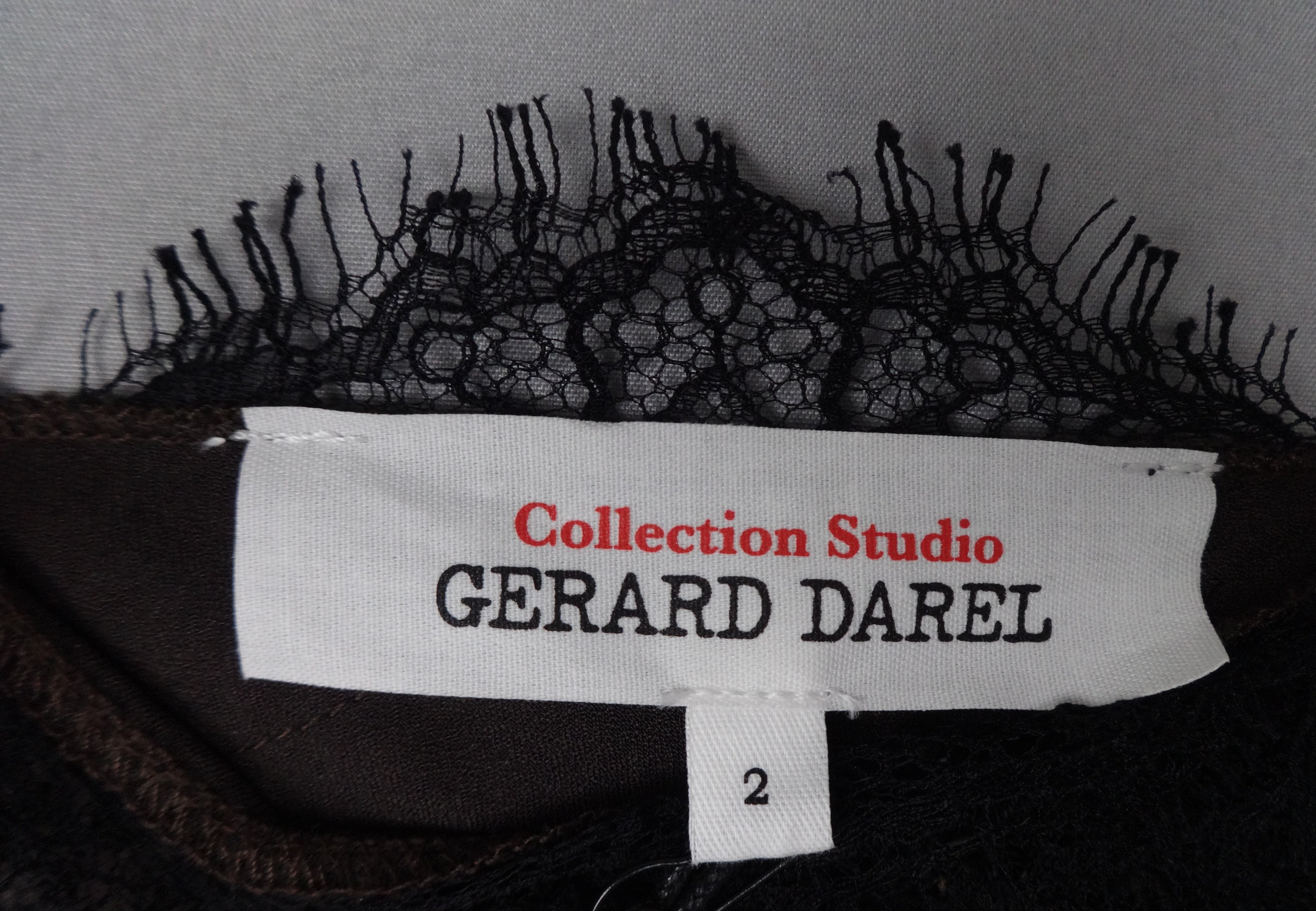 Gerard Darel Parisian Satin Slip Maxi Dress in Brown – Size 2