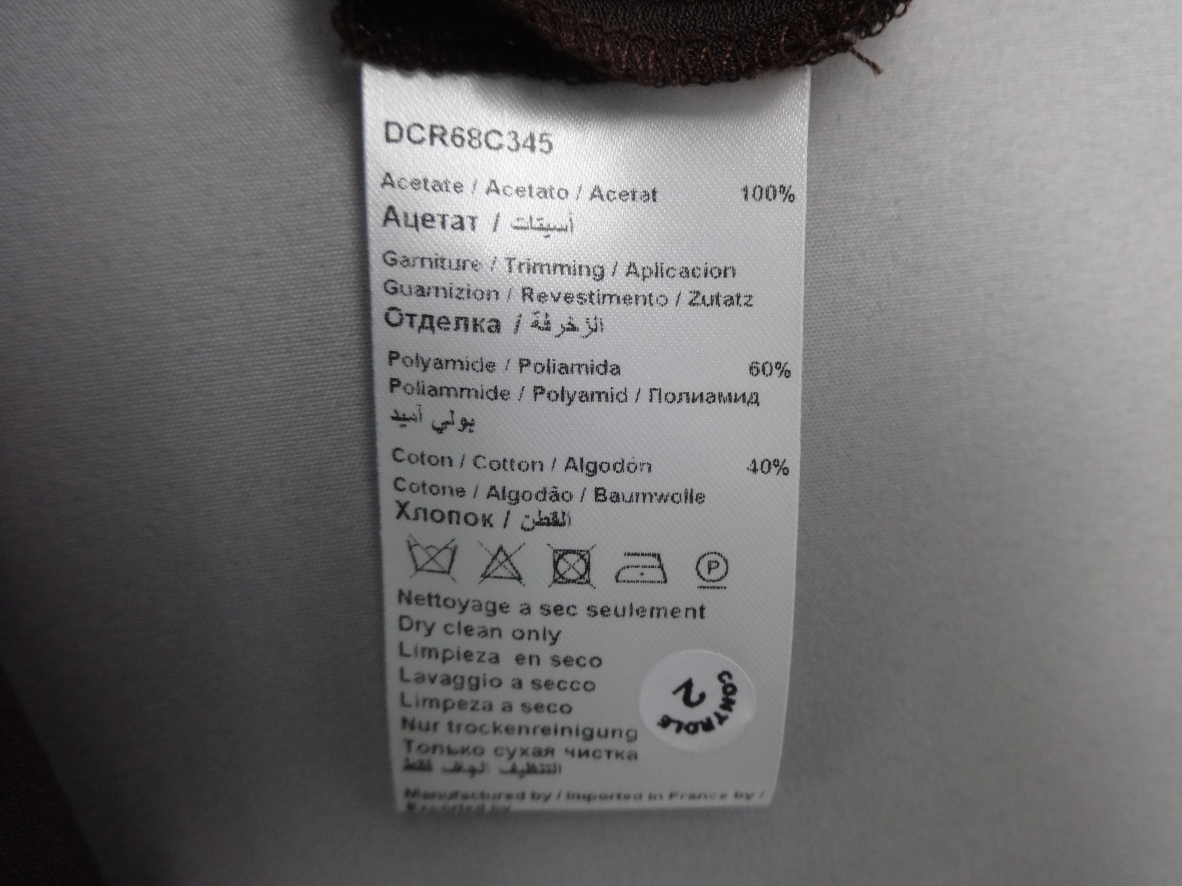 Gerard Darel Parisian Satin Slip Maxi Dress in Brown – Size 2