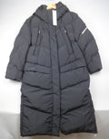 Replay Black Longline Hooded Puffer Coat – Medium