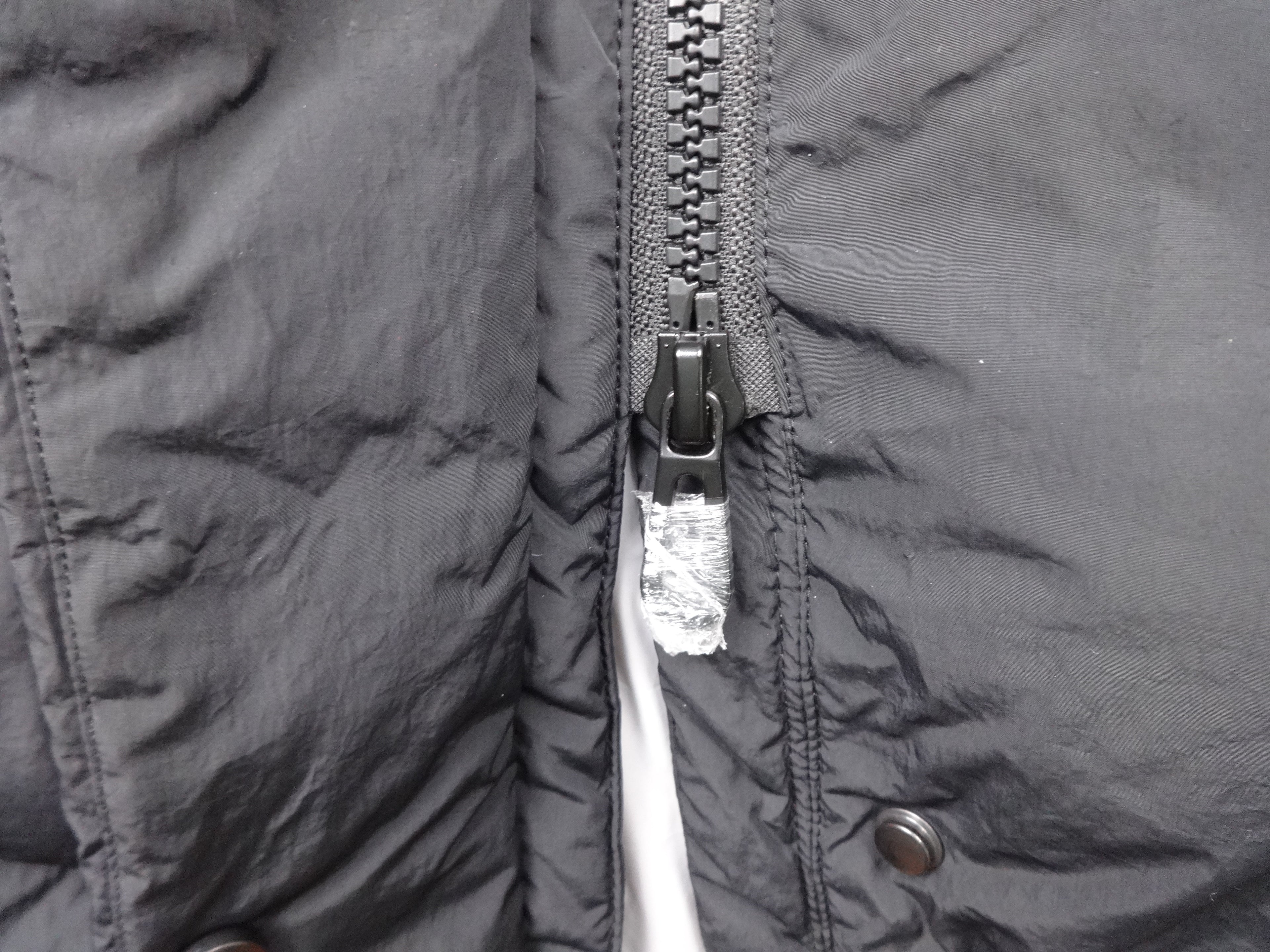 Replay Black Longline Hooded Puffer Coat – Medium