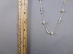 Necklace Womens Faux Pearl Gold Tone