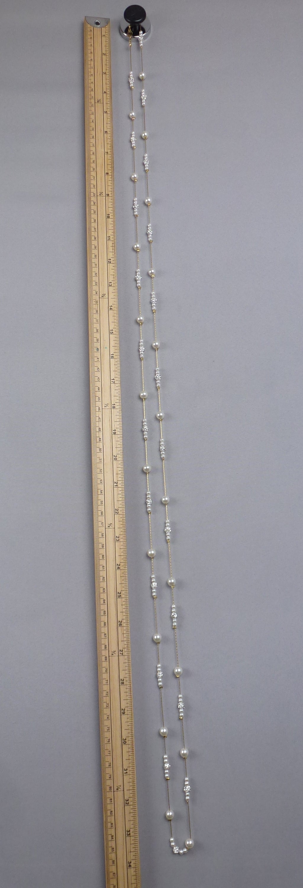 Necklace Womens Faux Pearl Gold Tone