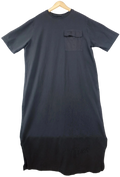 George T-Shirt Dress Womens 18 Black