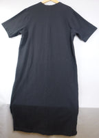 George T-Shirt Dress Womens 18 Black