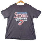 Rolling Stones T Shirt Womens Large Grey