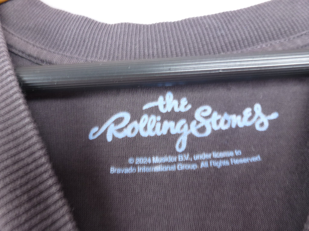 Rolling Stones T Shirt Womens Large Grey