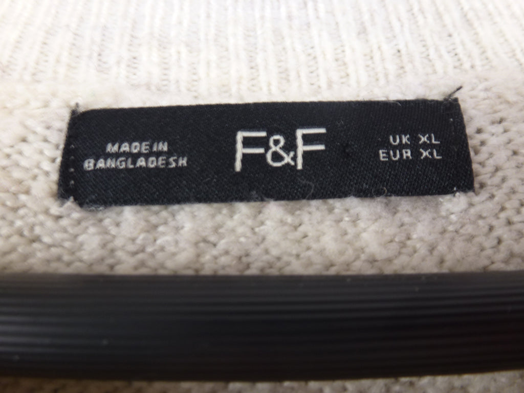 F&F Christmas Jumper Cream