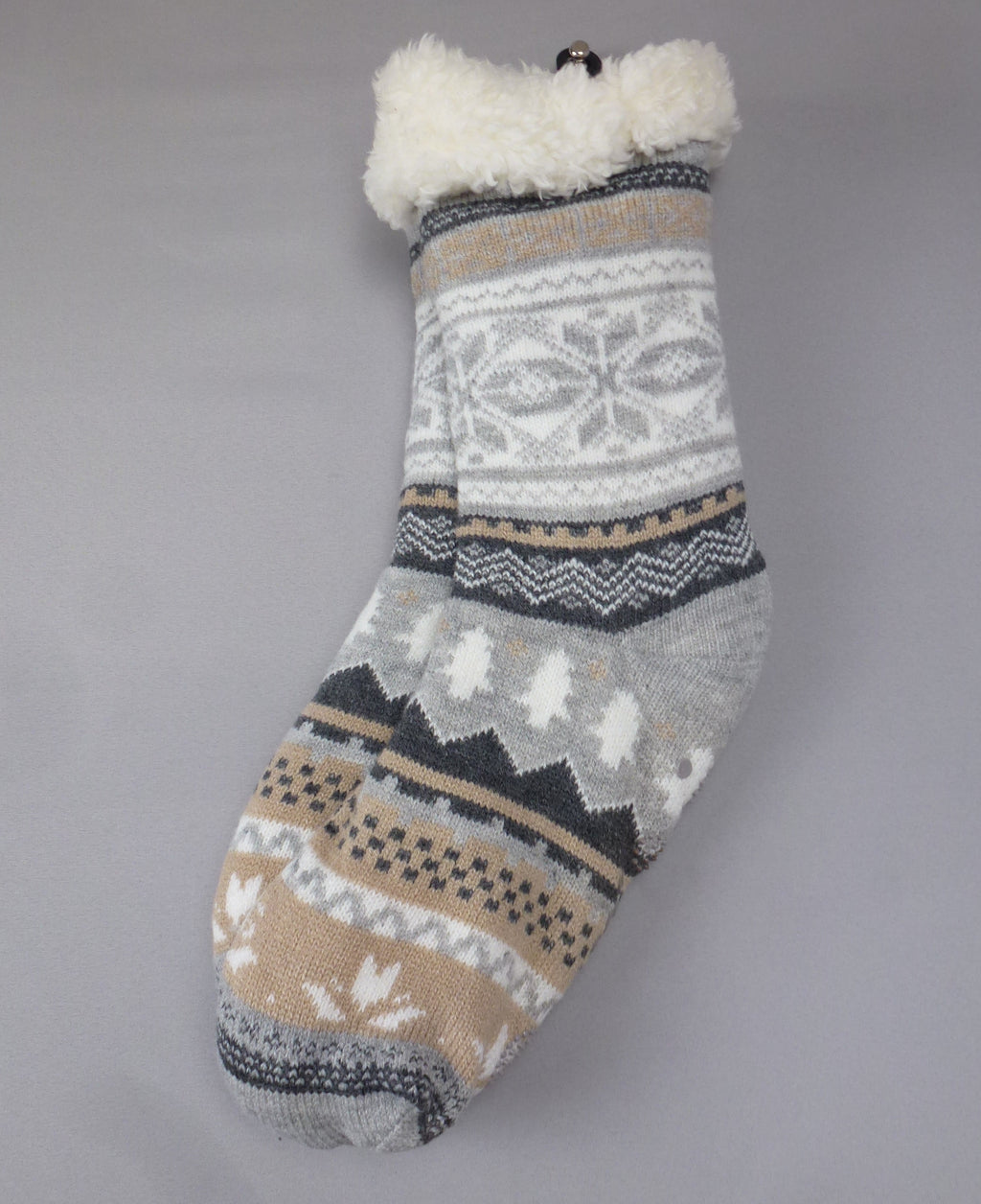 Muk Luks Slipper Socks Fair Isle