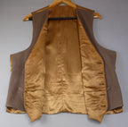 Waistcoat Brown Pure New Wool