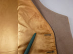 Waistcoat Brown Pure New Wool