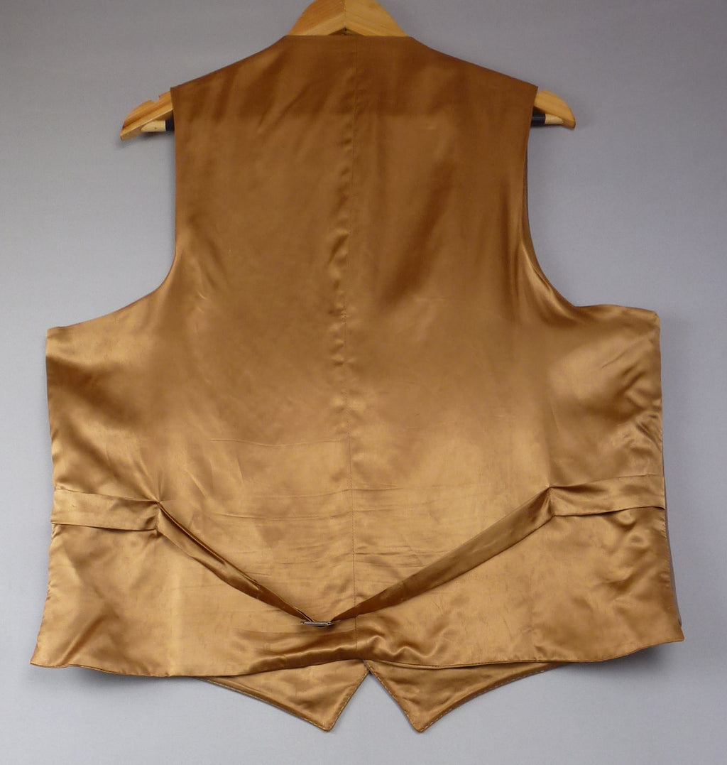 Waistcoat Brown Pure New Wool