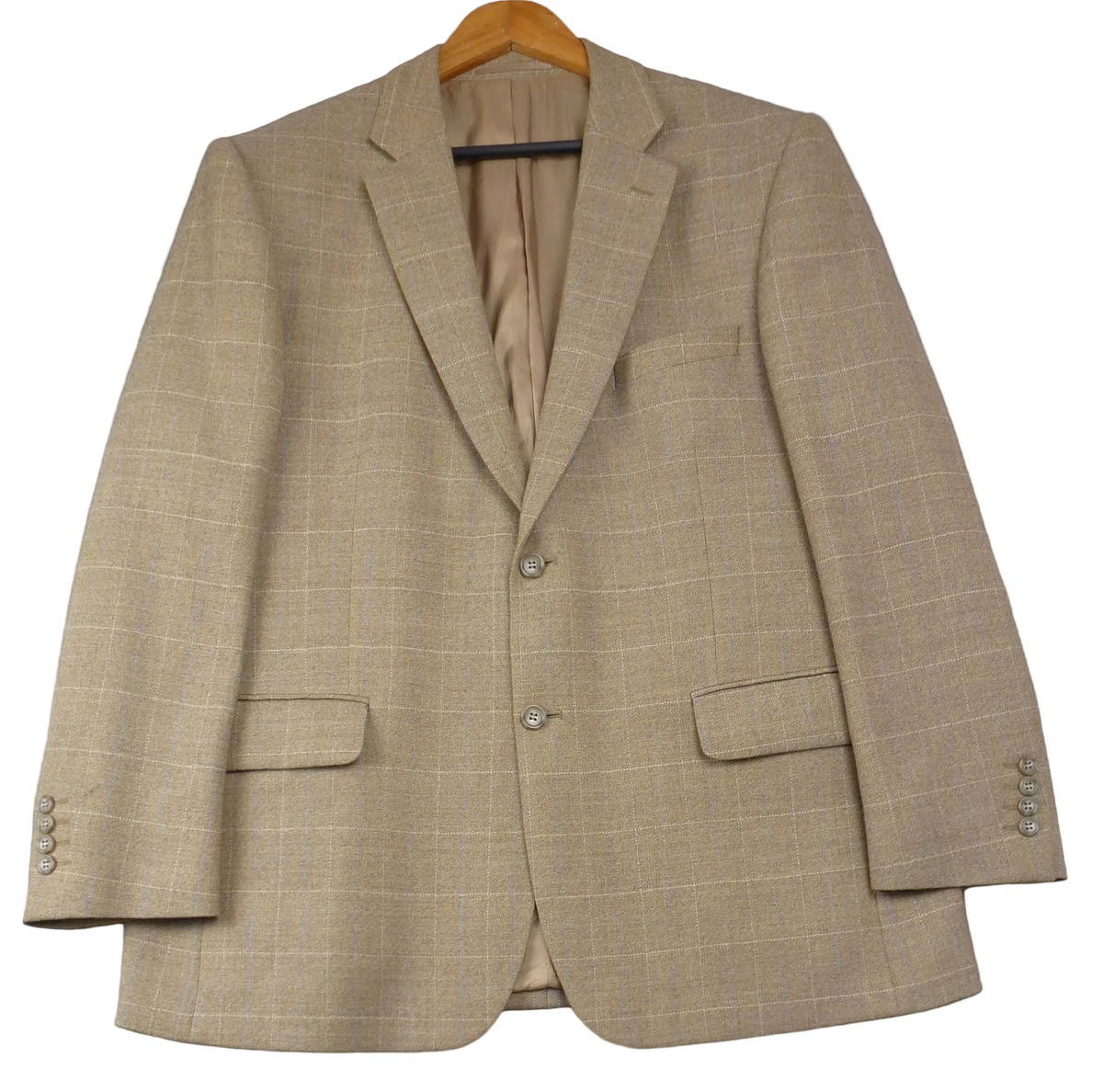 Brook Taverner Tweed Blazer Beige