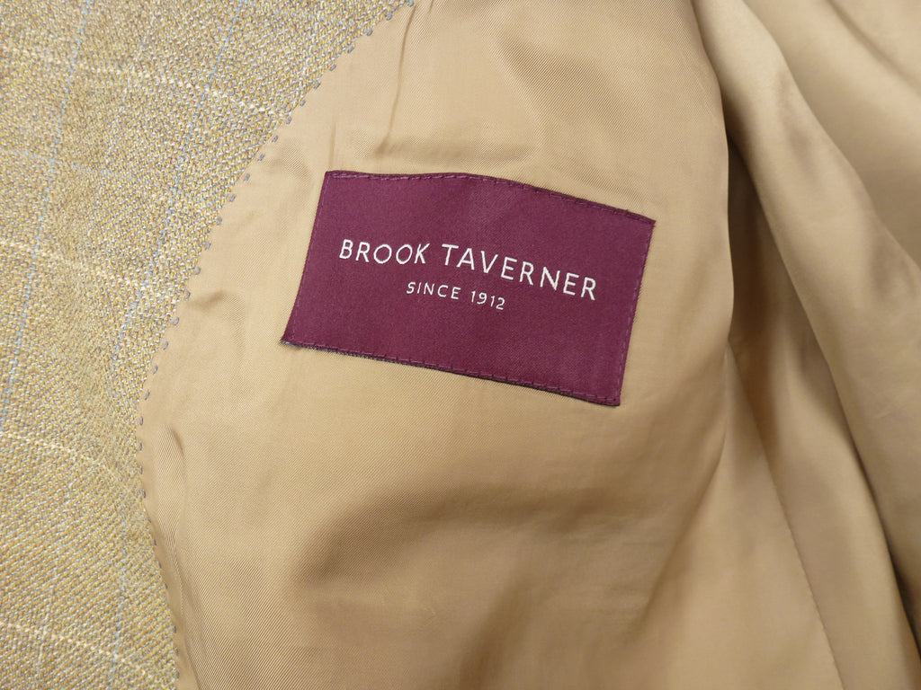 Brook Taverner Tweed Blazer Beige