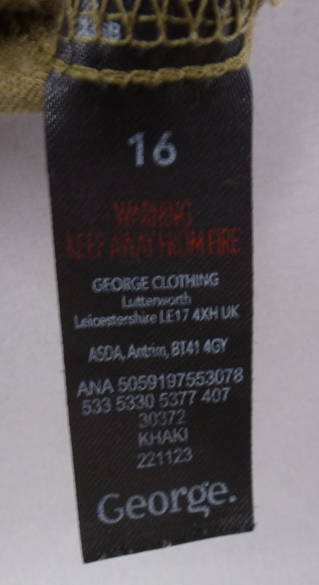 George Top Khaki Linen