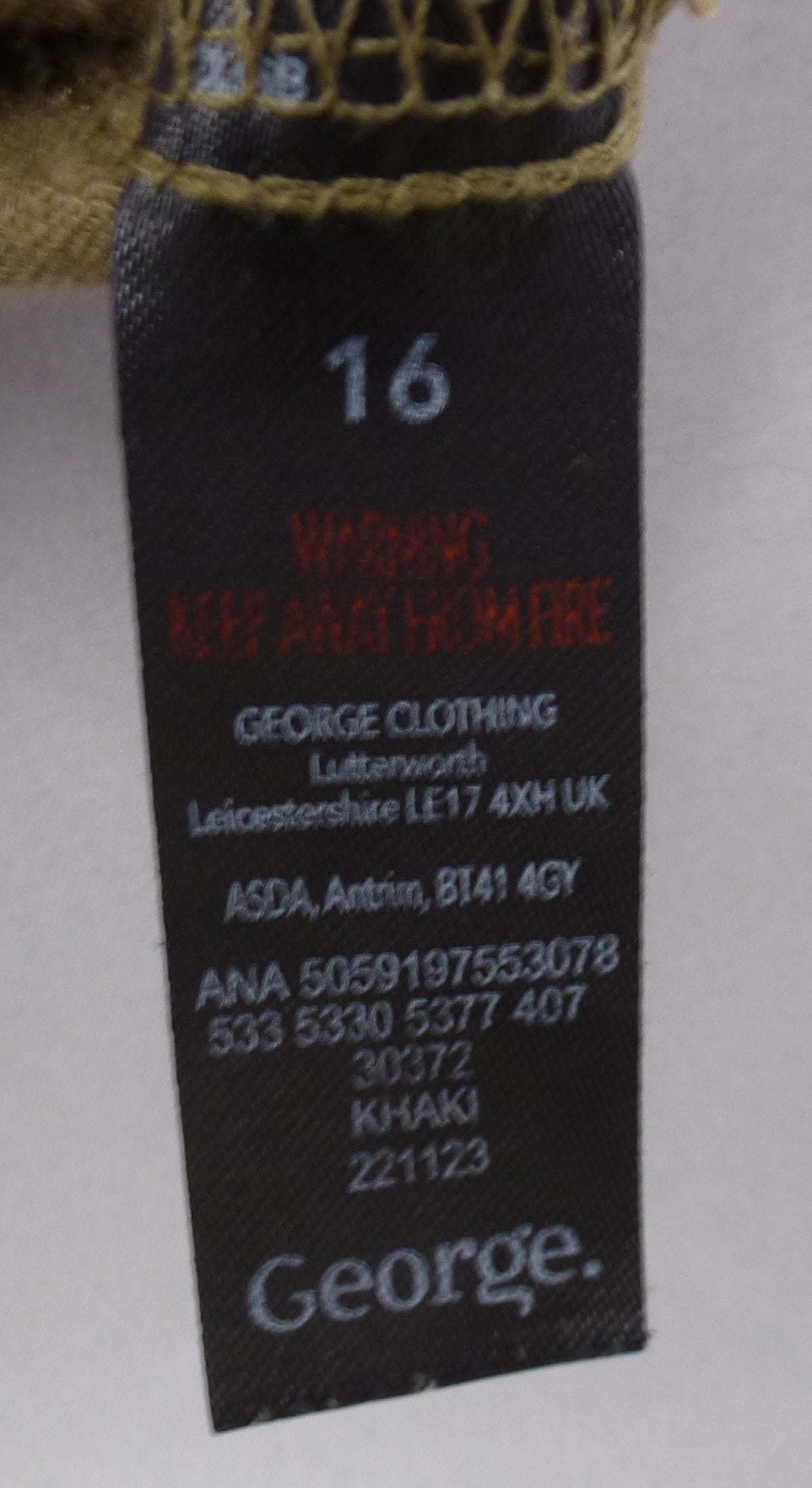 George Top Khaki Linen