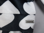 F&F Pyjama Set Black White Heart Print