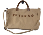 Tote Bag Beige Corduroy