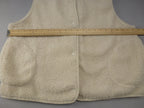 H&M Gilet Cream Teddy Fleece
