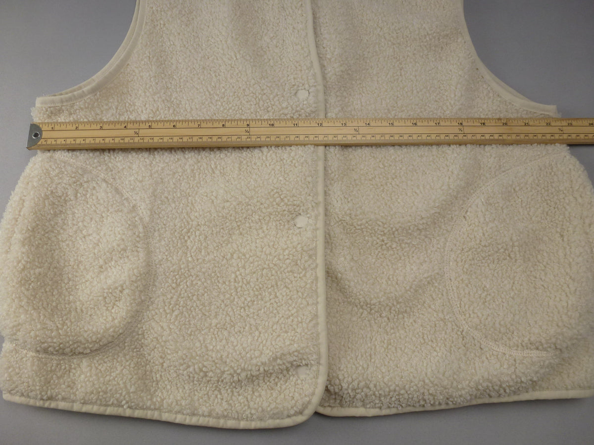 H&M Gilet Cream Teddy Fleece