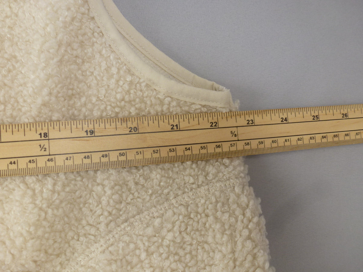 H&M Gilet Cream Teddy Fleece