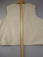 H&M Gilet Cream Teddy Fleece