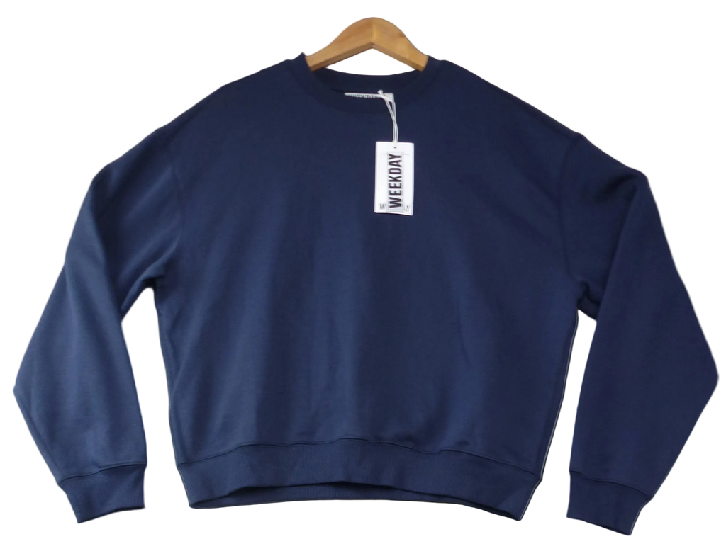 Weekday Sweatshirt Navy Blue