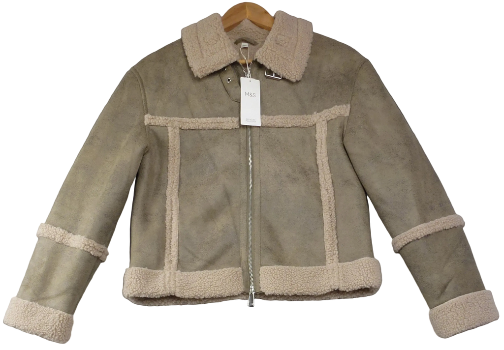 M&S Aviator Jacket Taupe