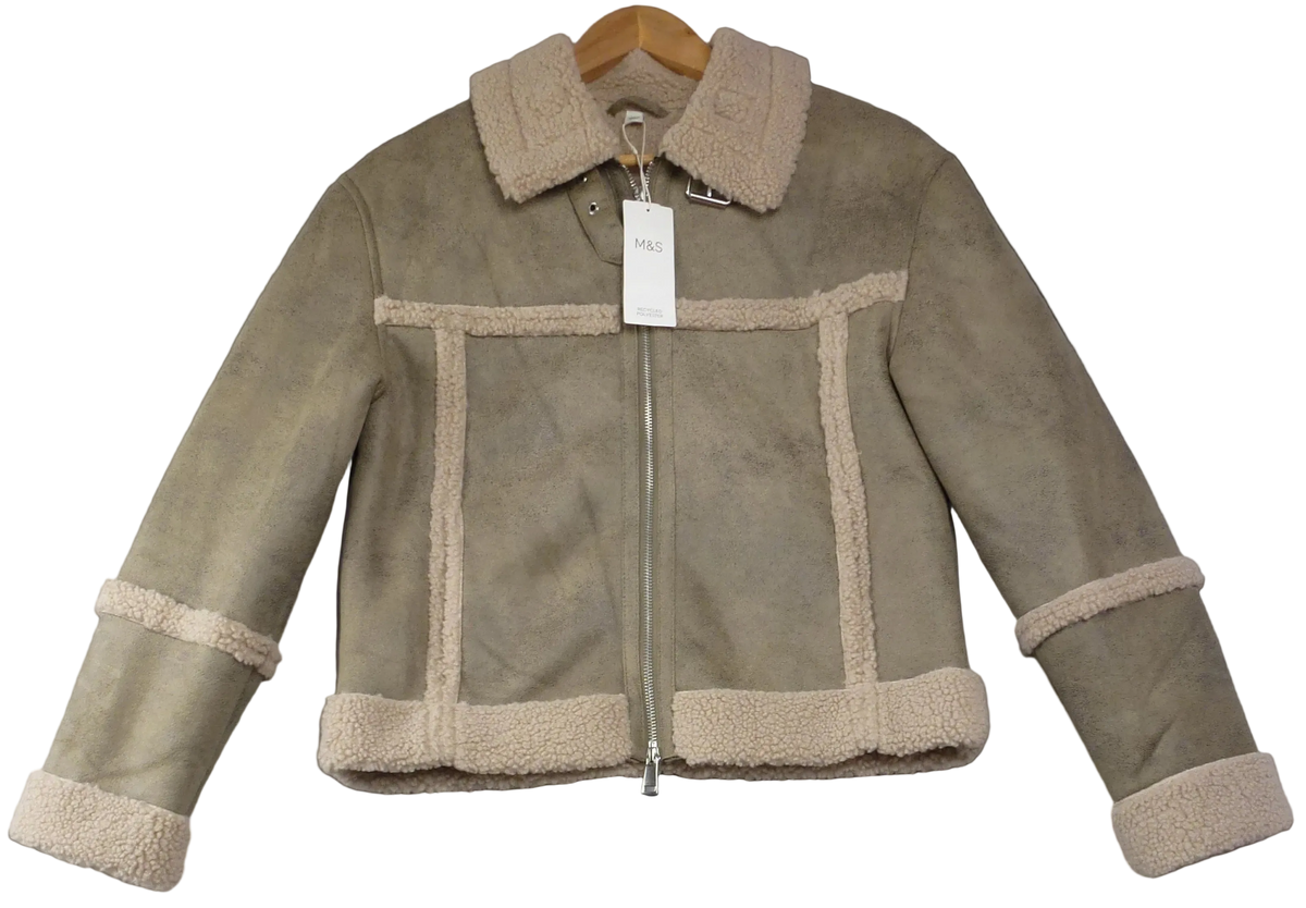 M&S Aviator Jacket Taupe
