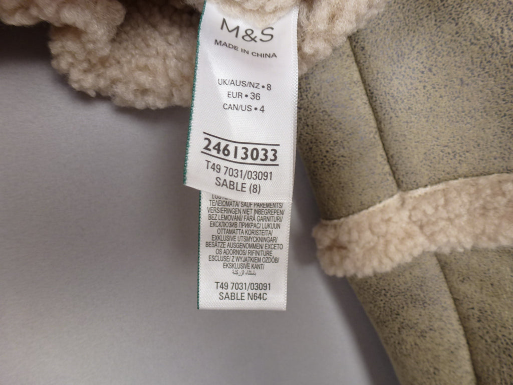M&S Aviator Jacket Taupe