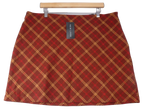 New Look Red Tartan Skirt