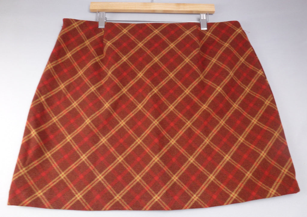 New Look Red Tartan Skirt