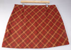 New Look Red Tartan Skirt
