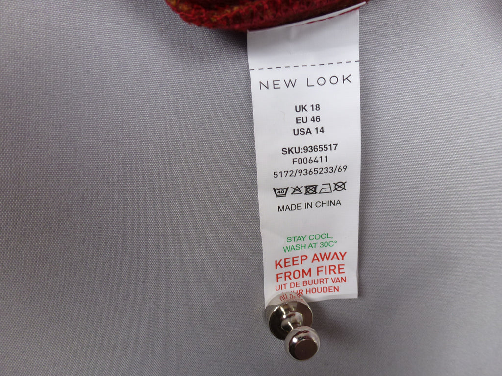 New Look Red Tartan Skirt