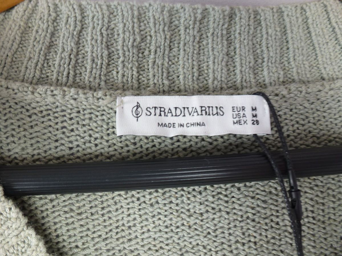 Stradivarius Cardigan Sage Green