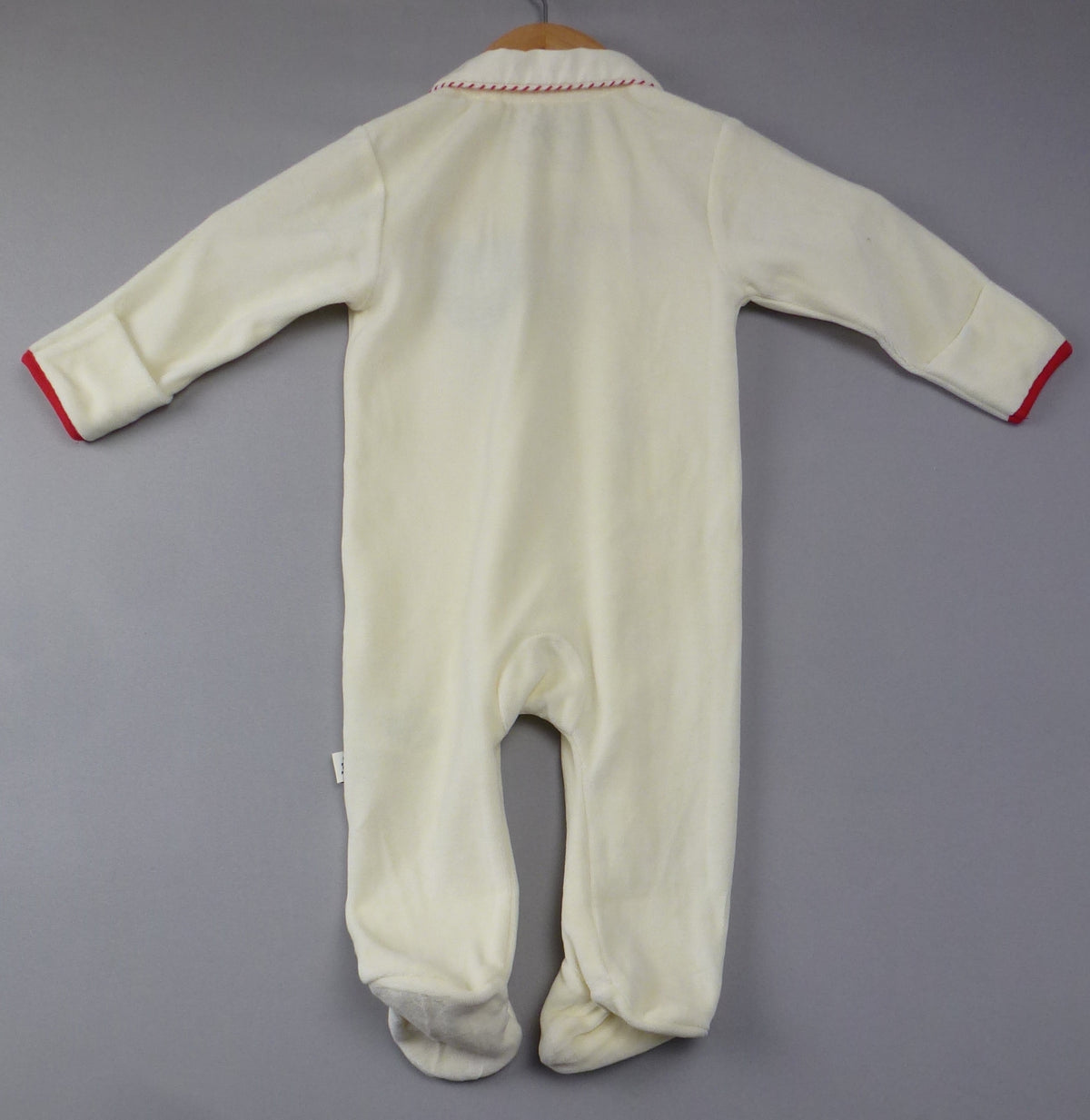 JoJo Maman Bebe My First Christmas Reindeer Cream Romper