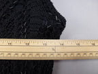 Karen Millen Hand Crochet Vintage Black Dress