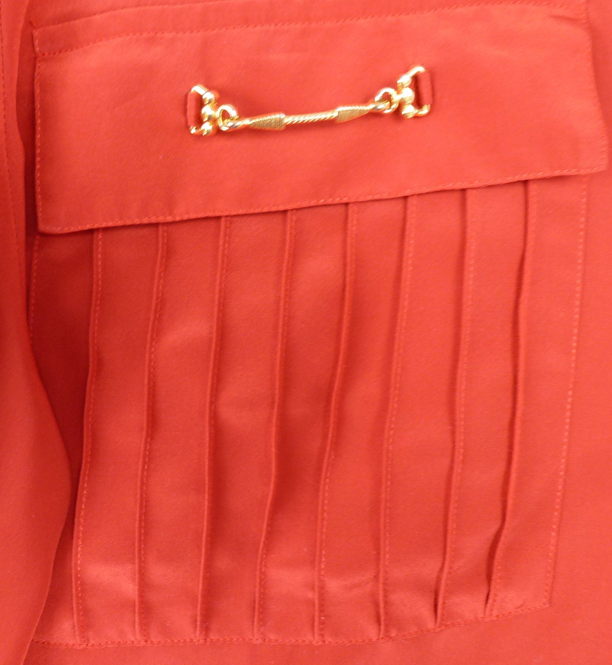 Aquascutum Vintage Red Horsebit Shirt