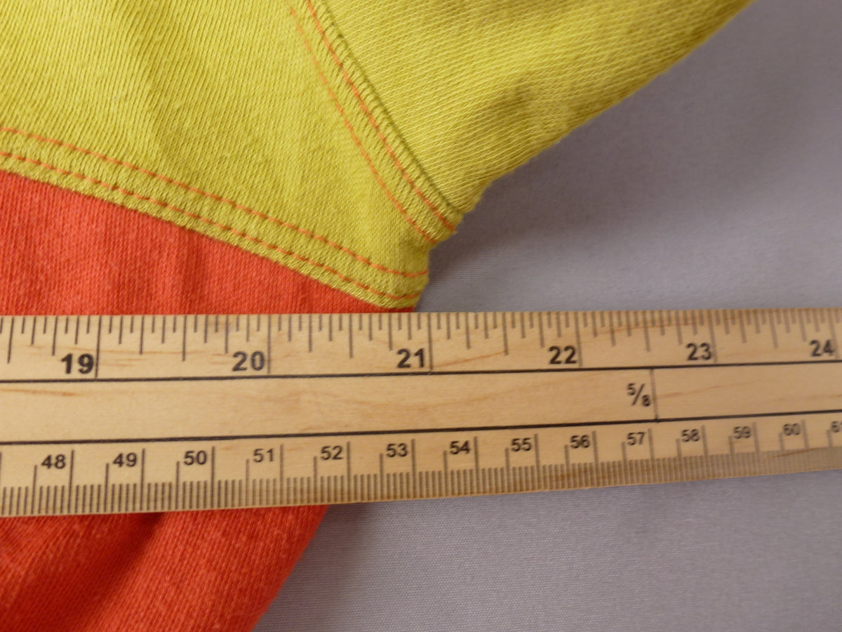 Vintage Pamplemousse Colour Block Cropped Jacket