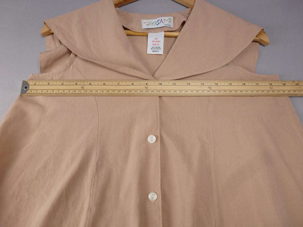 Vintage Rosami London Cape Top Beige