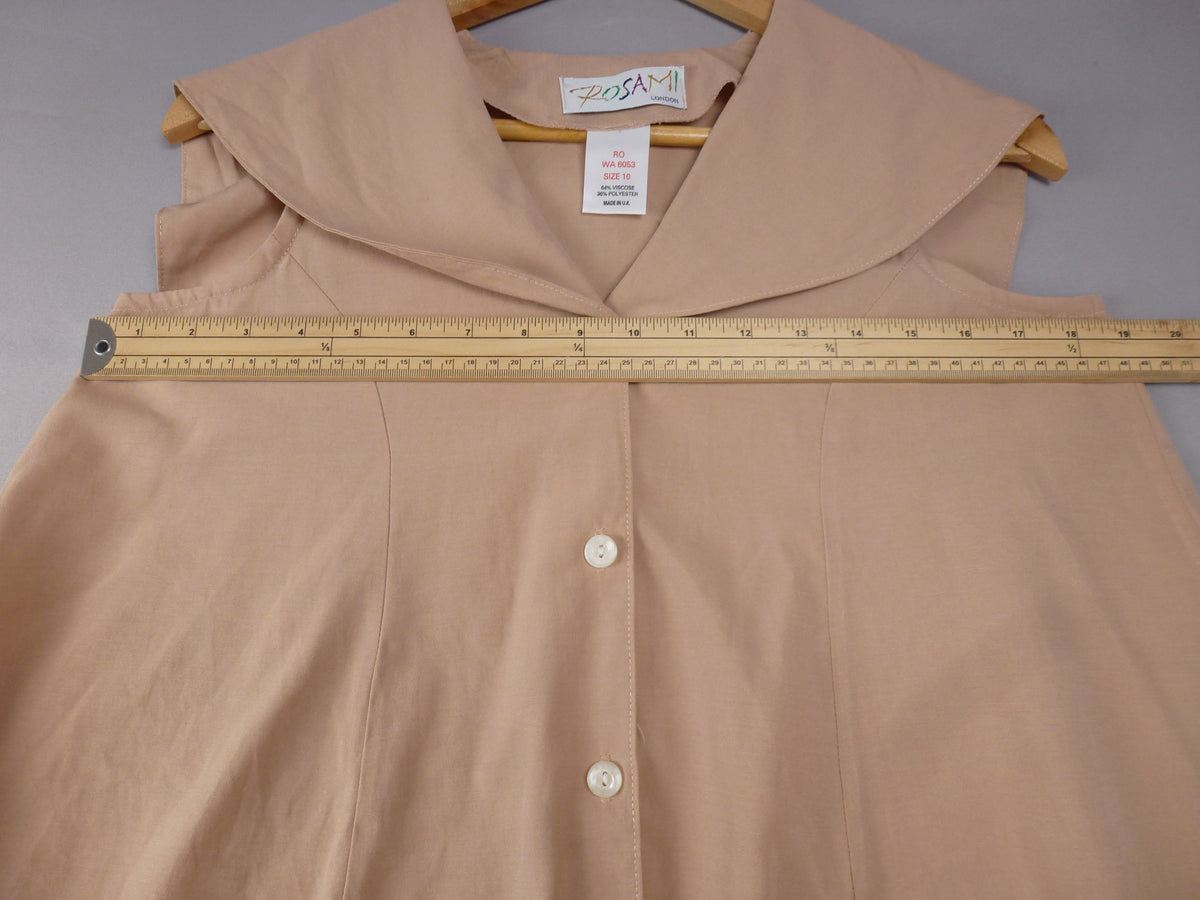 Vintage Rosami London Cape Top Beige