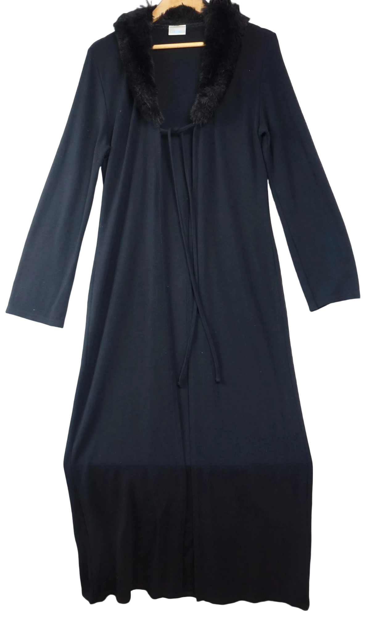 Vintage New Look Black Longline Cardigan