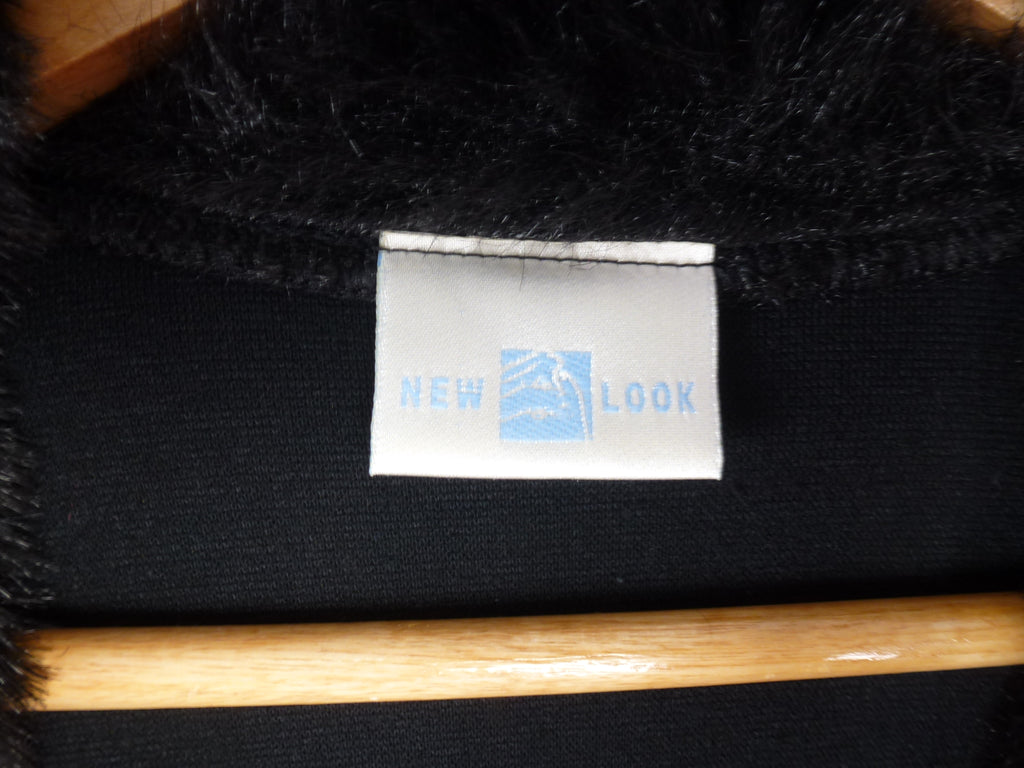 Vintage New Look Black Longline Cardigan