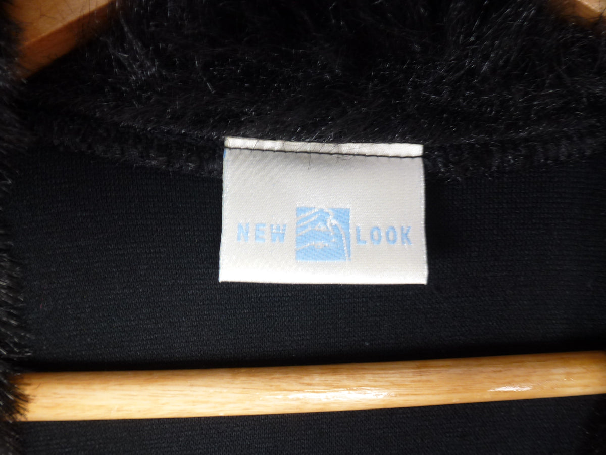 Vintage New Look Black Longline Cardigan