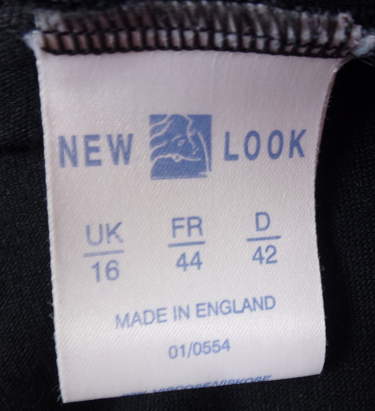 Vintage New Look Black Longline Cardigan