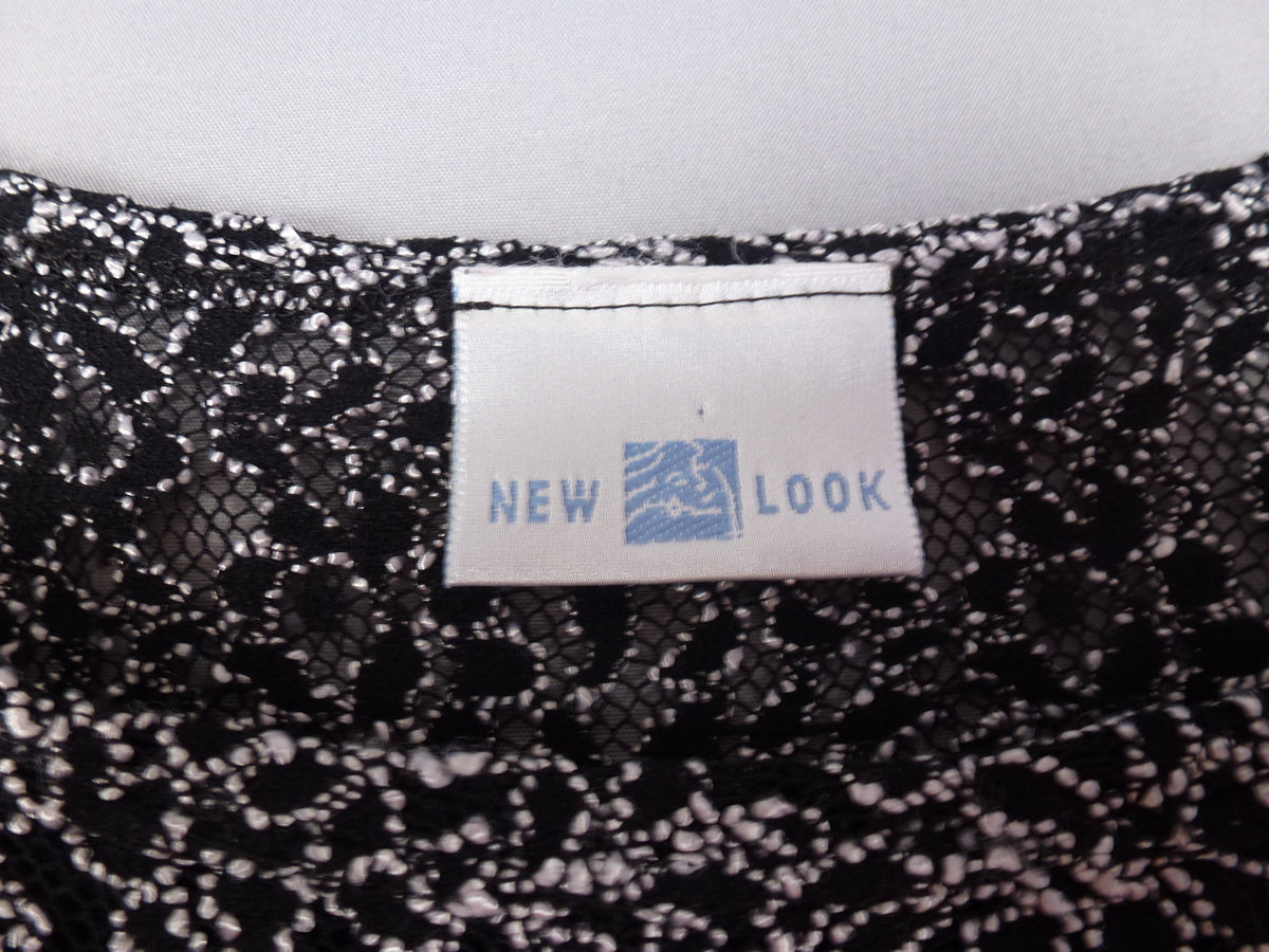 Vintage Black New Look Dress Women