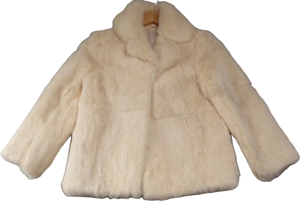 Vintage Fur Coat Cream