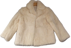 Vintage Fur Coat Cream