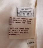 Vintage Fur Coat Cream